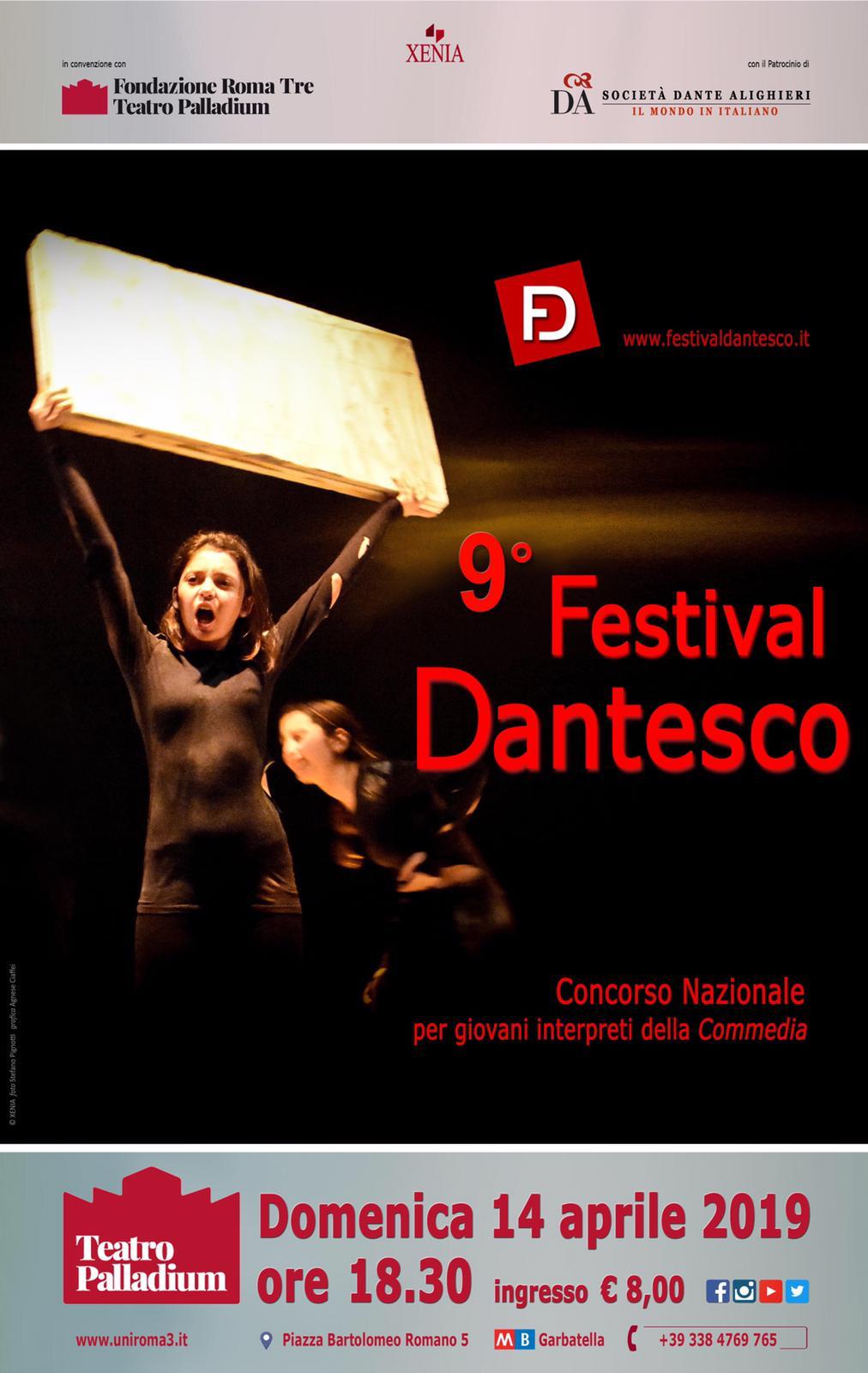 IX Festival Dantesco- Premio per il miglior interprete e la migliore musica al Liceo Plauto