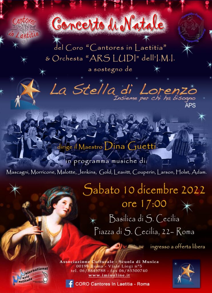 Comunicato n. 118 – Concerto di Natale organizzato dall’Associazione “La Stella di Lorenzo”