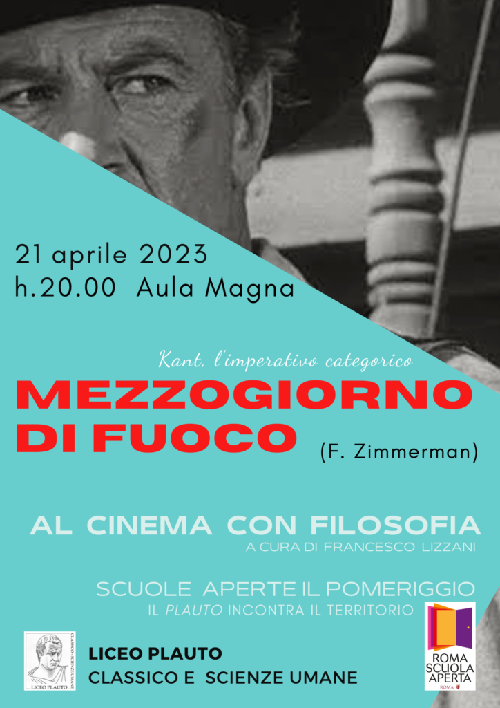 AL CINEMA CON FILOSOFIA- 21 APRILE 2023-ore 20.00