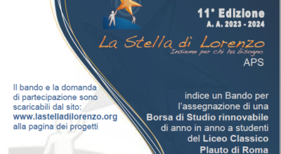 Comunicato n. 292 – Borsa di studio “La Stella di Lorenzo” a.s. 22/23